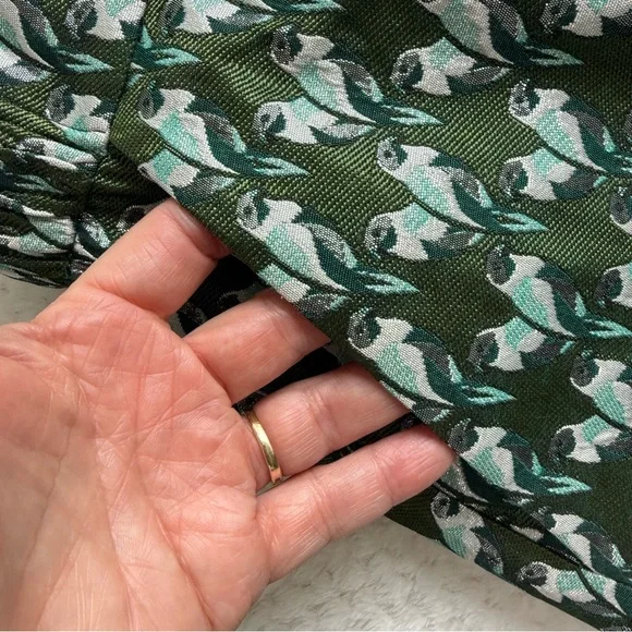 Maje parrot jacquard skort sz40